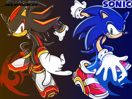 3d обои Реклама игры Sonic Shadow  ежики