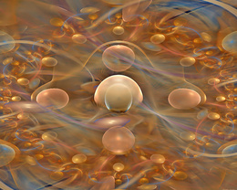 3d обои Волшебные пузырьки  абстракция