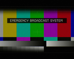 3d обои emergency broadcast system  техника