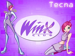 3d обои Winx Club Tecna  мультики