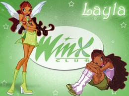 3d обои Winx Club Layla  мультики