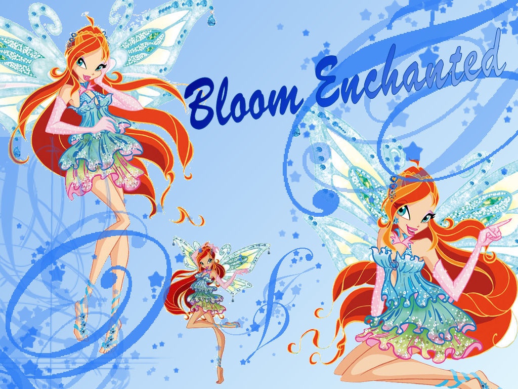 3d обои Bloom Enchanted  мультики # 59667