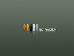 3d обои No racism  минимализм