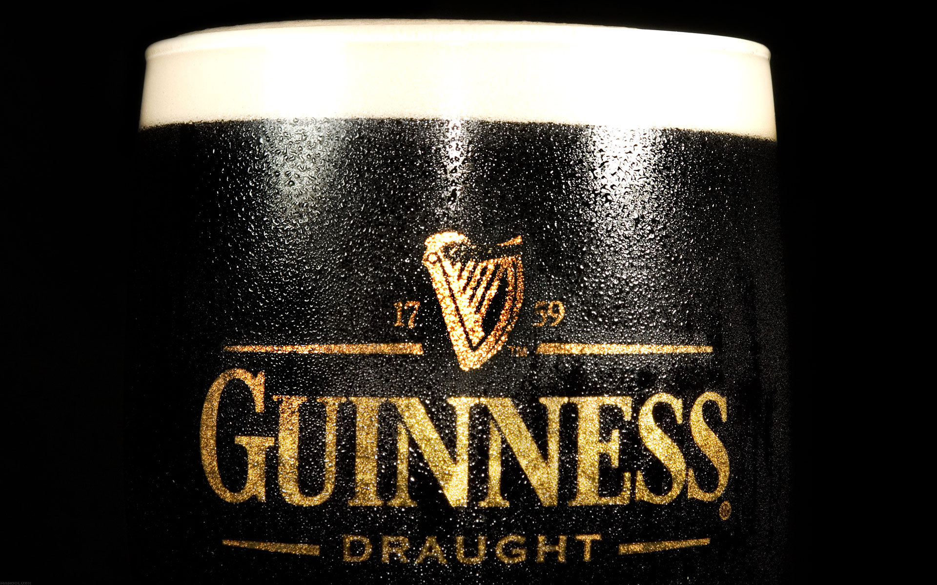 3d обои Кружка темного пива (Guinness Draught)  бренд # 21167