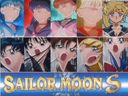 3d обои Sailor Moon S  сердечки