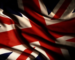 3d обои Флаг Великобритании  ретушь
