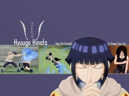 3d обои Hyuuga Hinata Have the Strength To change your life  знаки
