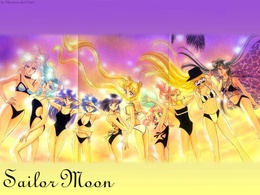 3d обои Sailor Moon (манга сейлор Мун)  1024х768