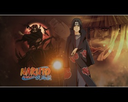 3d обои Itachi (Naruto)  ночь