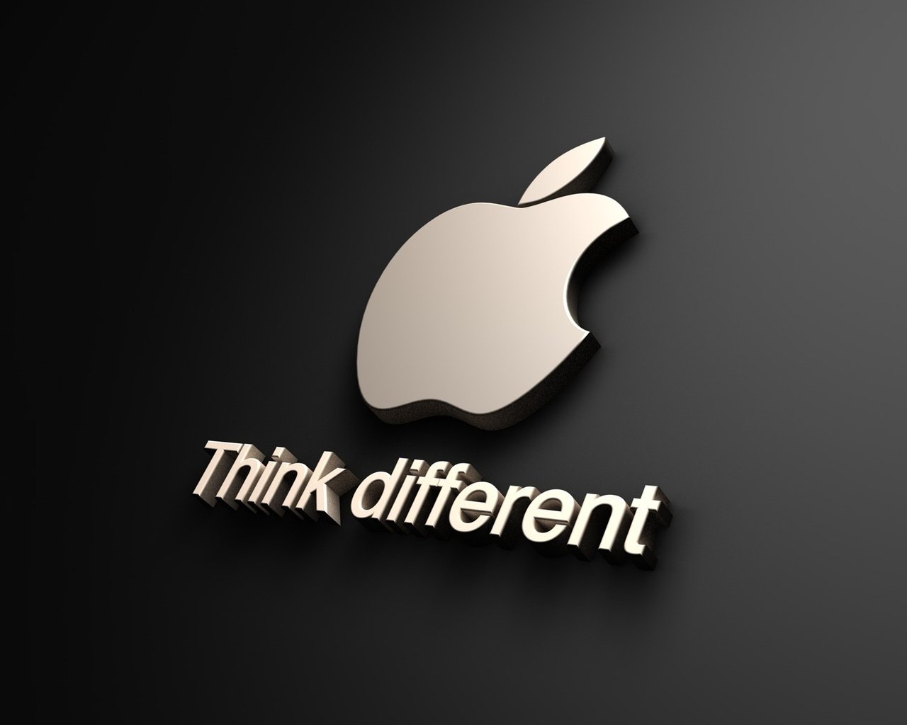 3d обои Apple. Think different.  бренд # 21151