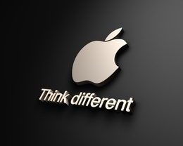 3d обои Apple. Think different.  минимализм