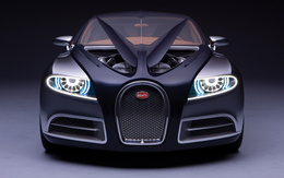 3d обои Нарисованная машина Bugatti  авто