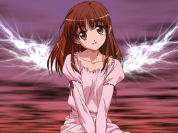 3d обои Анимешный ангелочек в розовом платье мило улыбается  ангелы