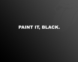 3d обои Paint it, black.  минимализм