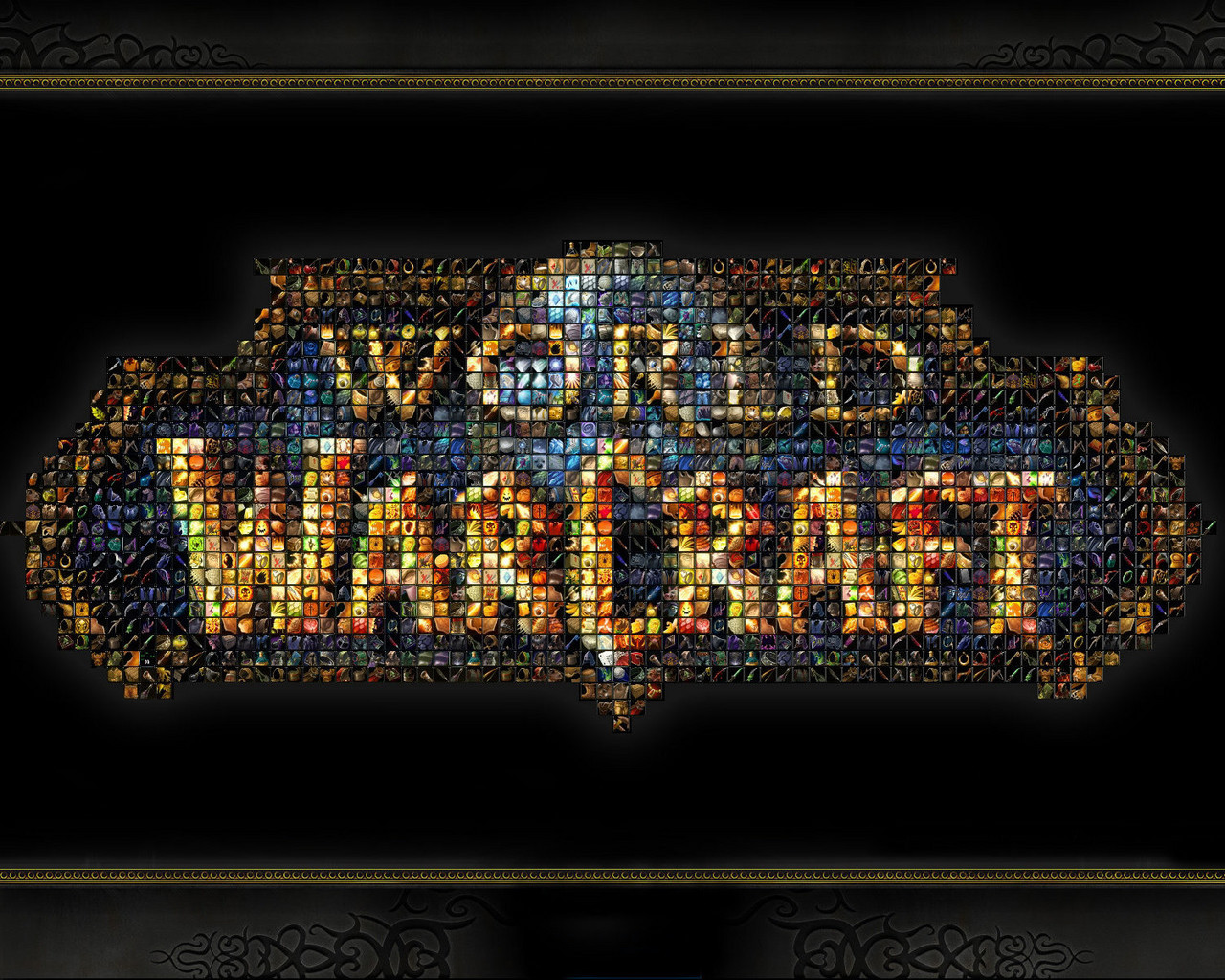 3d обои Название игры составлено из ярлыков заклинаний (World of WorCraft)  игры # 41744