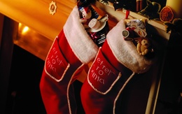 3d обои Носки полные подарков (etter to Santa)  новый год