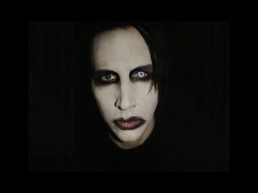 3d обои Marilyn Manson  готические # 26096