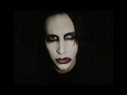 3d обои Marilyn Manson  1024х768