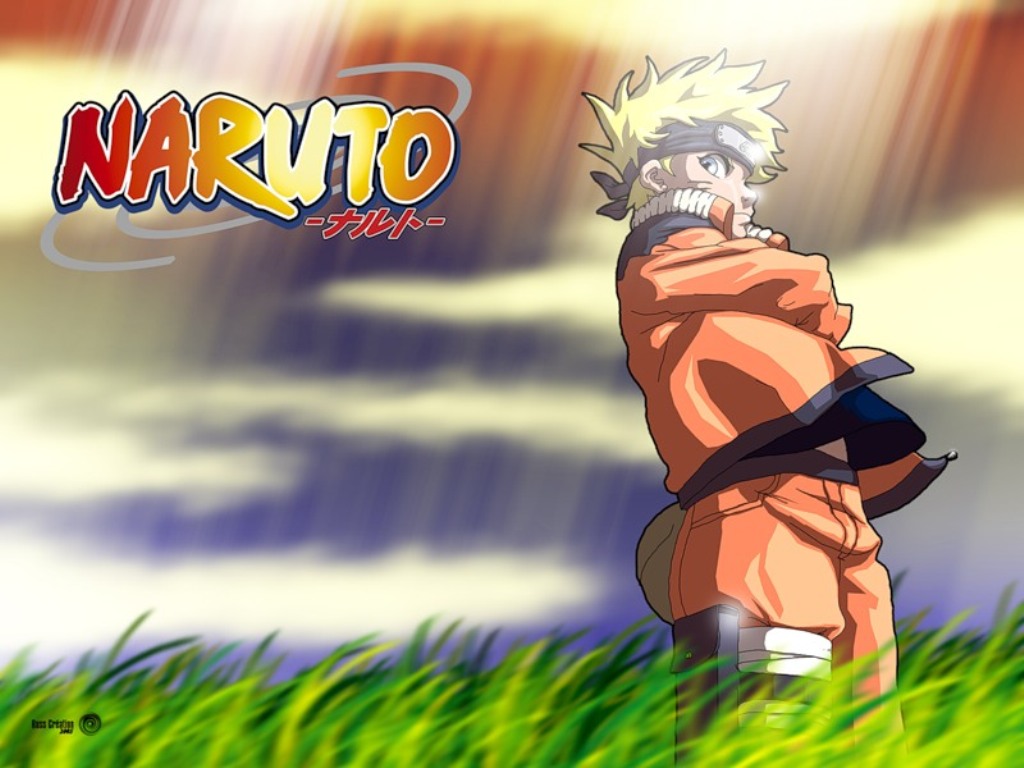 3d обои Наруто. Пробивается солнце (Naruto)  1024х768 # 598