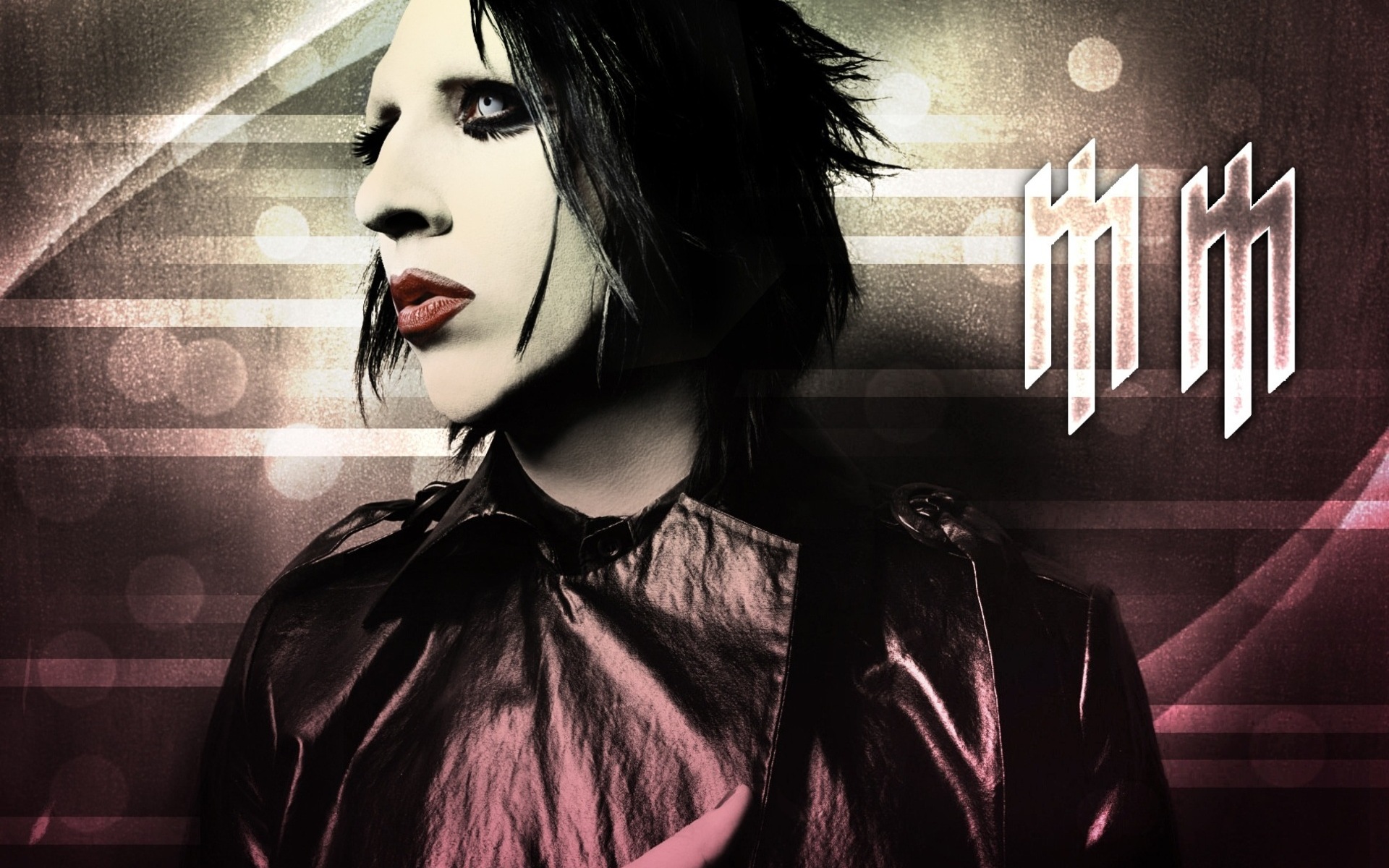 3d обои Marilyn Manson (MM)  готические # 26082