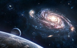 3d обои Галактика и планеты  космос