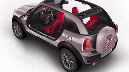 3d обои Автомобиль видно даже изнутри Mini Concept  3d графика