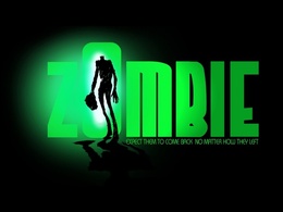 3d обои ZOMBIE expect them  to come back  no matter how they left  1024х768