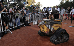3d обои Папараци фотографируют робота Валли на премьере мультика с его участием  техника