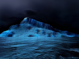 3d обои айсберг-magic iceberg  1024х768