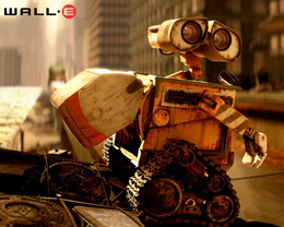 3d обои Wall-E  город