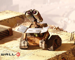 3d обои Wall-E ищет друзей  мультики