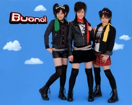 3d обои Японская группа Buono! Momoko Tsugunaga, Miyabi Natsuyaki, Airi Suzuki  сердечки