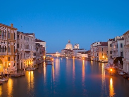 3d обои Ночная Венеция  город
