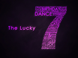 3d обои Счастливая семерки (The lucky 7)  1024х768
