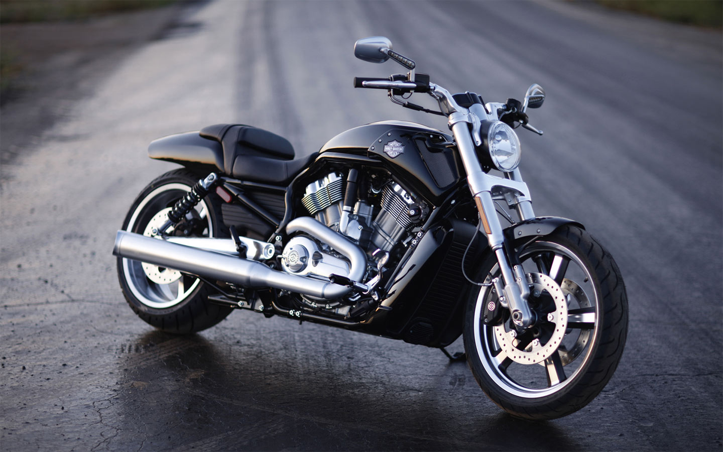 3d обои Harley-Davidson V-Rod Muscle  дороги # 35639