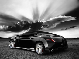 3d обои Audi Concept.  авто
