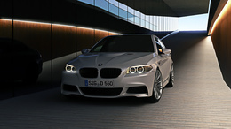 3d обои BMW m5 заезжает в подземный гараж (SIG D 550)  авто