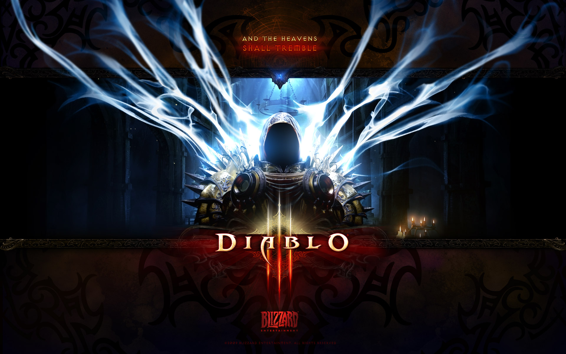 3d обои Игра Diablo (and the heavens shall tremble, Bizzart intertaiment, all righst reserved)  игры # 41689