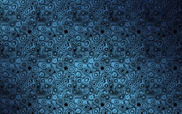 3d обои Текстура из черных кружков на голубом фоне  текстуры