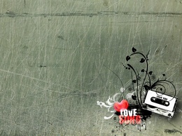 3d обои Love Song (Love you)  сердечки