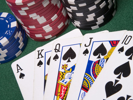 3d обои Покер, комбинация Флэш Рояль (Royal Flush)  игры