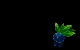 3d обои Счастливый покемон с листьями растущими из головы  мультики