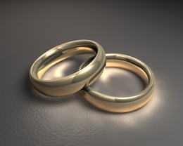 3d обои Обручальные кольца  1280х1024