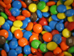 3d обои Цветные конфетки M&M  текстуры