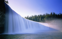 3d обои Красивый водопад  вода