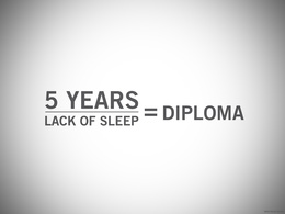 3d обои 5 years + lack of sleep = diploma / 5 лет + недостаток сна = диплом  1920х1440