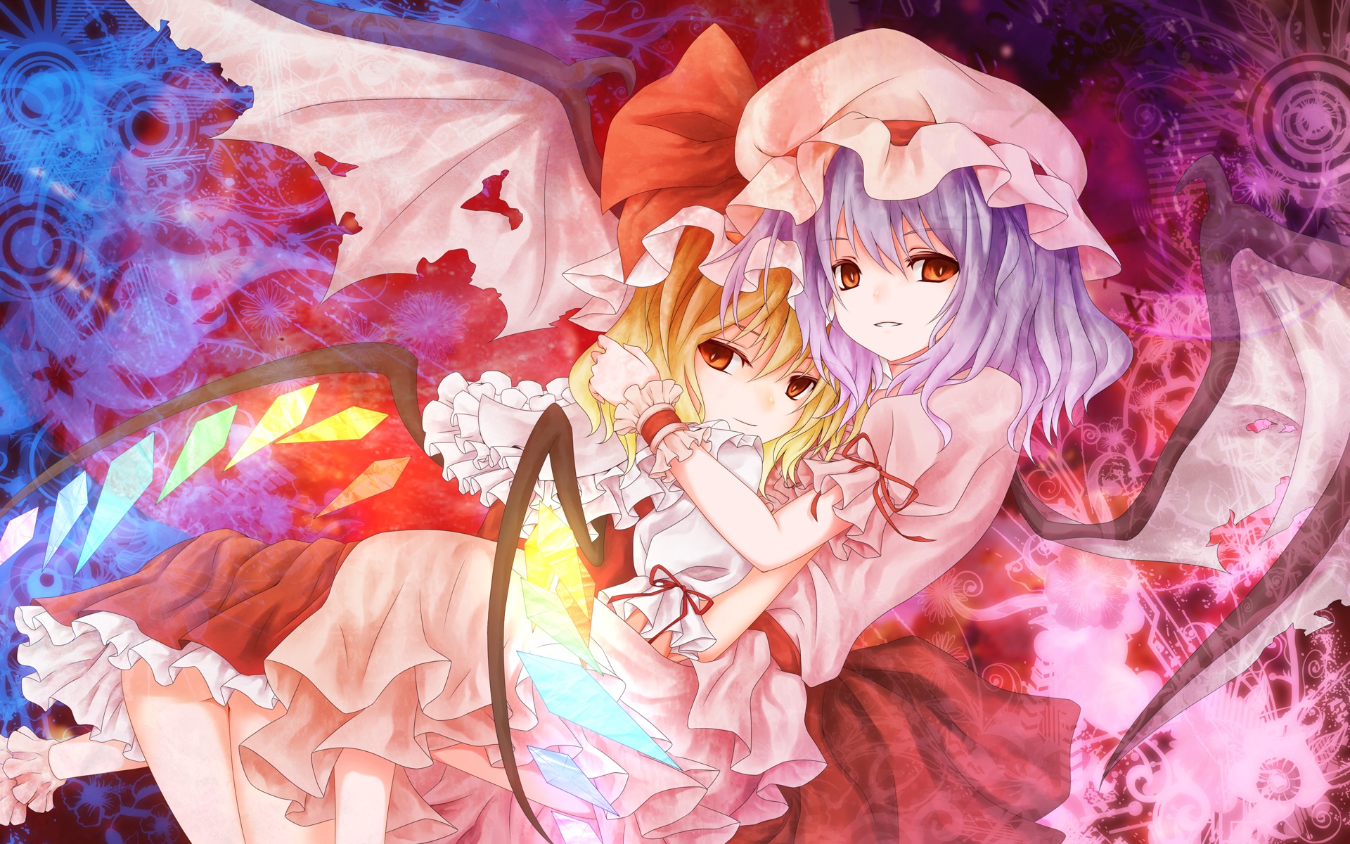 3D обои Девочки из аниме Touhou дети #34046 для рабочего стола