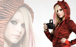 3d обои Avril Lavigne / Аврил Лавин  техника