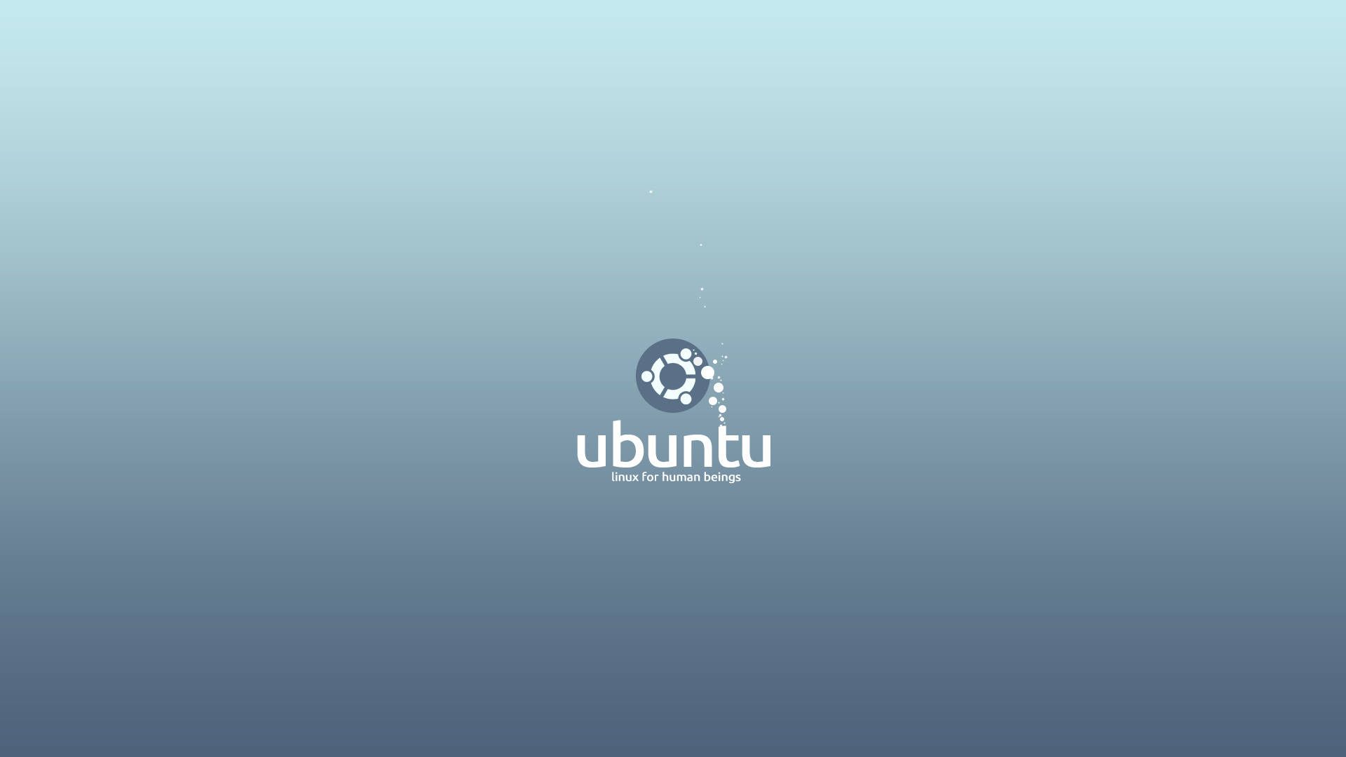 3d обои Ubuntu / Убунту linux for human beings  минимализм # 54497