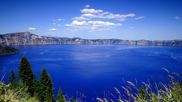 3d обои Синее озеро в горах  вода